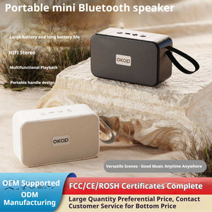 KP-869 Best-selling Wireless Bluetooth Speaker Portable Handle Long Battery Life Minimalist Design Factory Stock Available