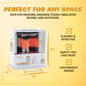 Sengoku HeatMate Economic Portable Indoor Outdoor Radiant Kerosene Space Heater