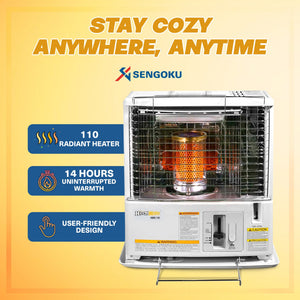 Sengoku HeatMate Economic Portable Indoor Outdoor Radiant Kerosene Space Heater