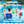 TRC Recreation Lazy Bunz Foam Water Saddle Swimming Pool Float, Bahama Blue