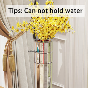 29.92" Tall Floor Vase Mirrored