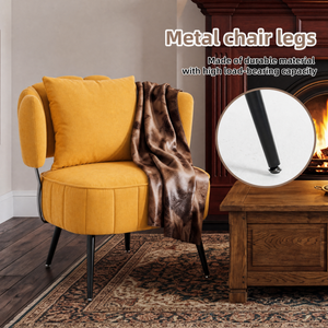 Decorative Armchair With Spring Seat Cushion