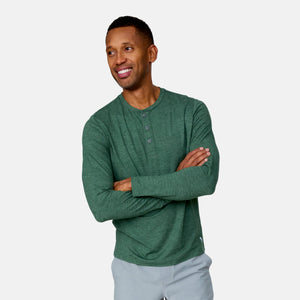 Men's Henley Long Sleeve Shirt