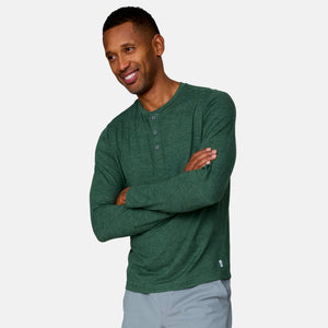 Men's Henley Long Sleeve Shirt
