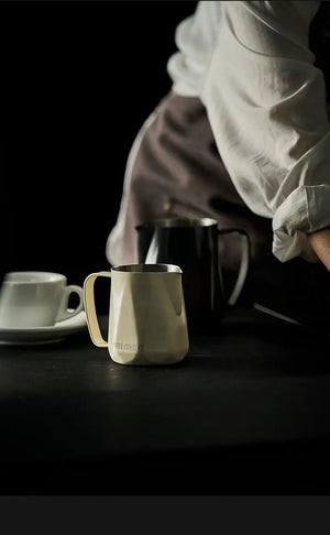 Best Geometric Milk Pitcher for Latte Art - Diamond Faceted 350ml/600ml