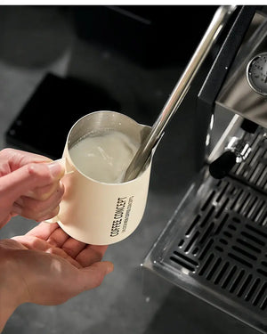 Pro Latte Art Pitcher - Eagle Beak Precision Spout 400ml/600ml, Advanced Patterns Under $25