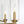 Timeless - 6 Lights Chandelier With Clear Ribbed Satin - Antique Brass / Clear / Gold