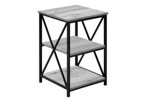 3 Tier Accent Table Side Marble Look Contemporary & Modern