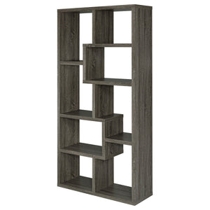 8 Shelf Geometric Bookcase