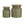 S/2 Iron Milk Jug Planters with Textured Green Finish