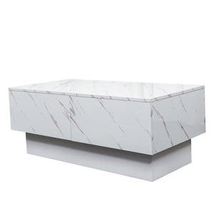 Coffee Table with Sliding Tabletop and Hidden Storage