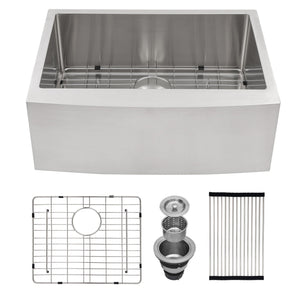 Farmhouse Kitchen Sink Stainless Steel Apron Front