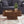 31.5 Inch Modern Handcraft Drum Coffee Table Walnut