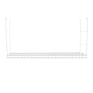 Rubbermaid 24 In Universal Closet Steel Wire Added Storage Hanging Shelf, White