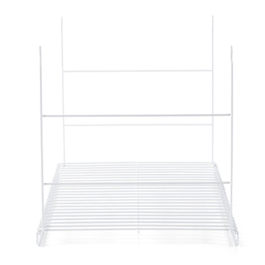 Rubbermaid 24 In Universal Closet Steel Wire Added Storage Hanging Shelf, White
