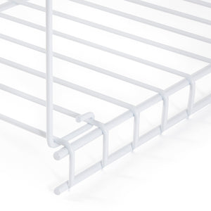 Rubbermaid 24" Universal Closet Steel Wire Added Storage Hanging Shelf (2 Pack)