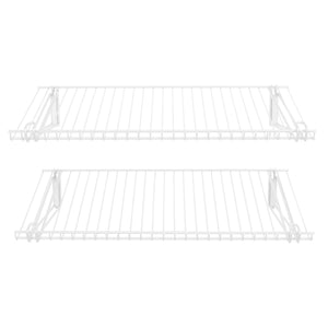Rubbermaid FG3H9100WHT Configurations Accessories 26-Inch Shelving Kit, White