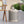 Outdoor Lightweight End Table Round Concrete - Natural
