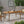 Placidity Outdoor Expandable Dining Table with Slatted Tabletop and Tapered Legs