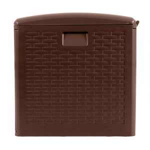 Plastic Development Group 73 Gallon Resin Outdoor Patio Storage Deck Box, Brown