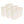 Rubbermaid 21 Quart Rectangular Kitchen Wastebasket Trash Can, Bisque (6 Pack)