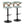Gardenia - Contemporary Adjustable Barstool With Swivel With Rounded T Footrest (Set of 2)