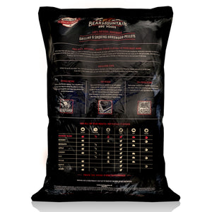 Bear Mountain BBQ Natural Hardwood Gourmet Blend Smoker Pellets, 20 lbs (3 Pack)
