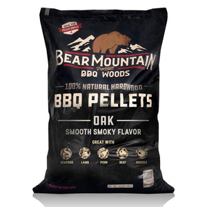 Bear Mountain BBQ Premium All-Natural Hardwood Oak BBQ Smoker Pellets, 20 lbs