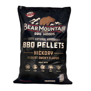 Bear Mountain BBQ Premium All-Natural Hardwood Hickory Smoker Pellets, 20 Pounds - TRAPSKI