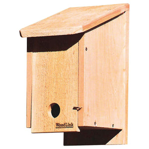 Woodlink Kiln-Dried Cedar Wood Birdhouse Winter Roosting and Shelter Box, Brown - TRAPSKI