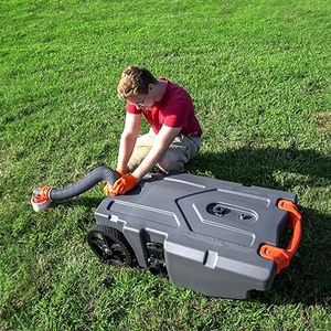 Camco 39006 Rhino Portable 36 Gal RV Waste Tank w/ Hose & Accessories (2 Pack)