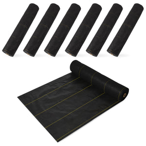 DeWitt Sunbelt Woven Weed Barrier Landscape Fabric, 4 Foot x 300 Foot (7 Pack)