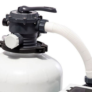 Intex 3000 GPH Sand Filter Pump, Vacuum Cleaner & Skimmer for Above Ground Pools - TRAPSKI