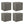 Suncast 22 Gallon Outdoor Patio Small Deck Box with Storage Seat, Stone (4 Pack)