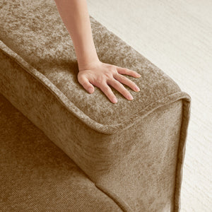 Streamlined Design Modular 3 Seat U Shape Sectional Boneless Sofa