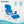 Ostrich Deluxe Padded 3-N-1 Outdoor Lounge Reclining Beach Chair, Blue (4 Pack)