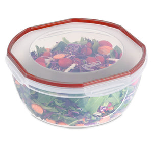 Sterilite Ultra Seal 8.10 Quart Plastic Food Storage Bowl Container, 8 Pack