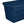 Sterilite Classic Lidded Stackable 30 Gal Storage Tote Container, Blue, 6 Pack