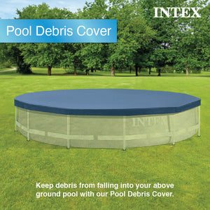 Intex 12 Foot x 30 In. Above Ground Pool & Intex 12 Foot Round Pool Cover