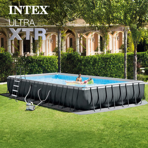 Intex 32ft x 16ft x 52in Rectangular Ultra XTR Pool & Maintenance Kit (2 Pack)