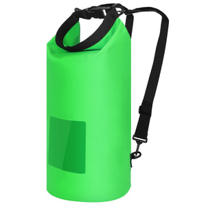 Floating Waterproof Dry Bag Floating Dry Sacks with Observable Window 10L Roll Top Lightweight Dry Storage Bag for Kayaking Rafting Boating Swimming C