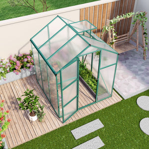 Polycarbonate Walk-In house, Raised Base For Outdoor In All Season