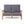 Paloma Contemporary Loveseat and Coffee Table Set with Weather Resistant Cushions