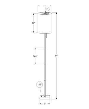 Brass Metal Lighting Floor Lamp