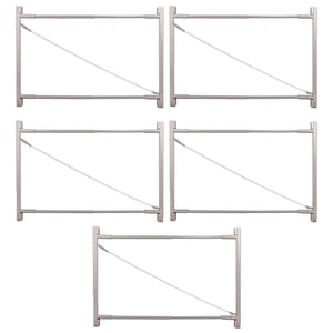 Adjust-A-Gate Steel Frame Gate Building Kit, 36"-72" Wide Up To 6' High (5 Pack)