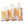 3-Piece PC Spinner Wheel Luggage Set in Orange