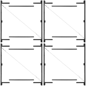 Adjust-A-Gate Steel Frame Gate Kit, 36"-60" Wide Opening Up To 7' High (4 Pack)