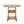 Outdoor Bar Cart With Foldable Tabletop & Removable Trays - Teak