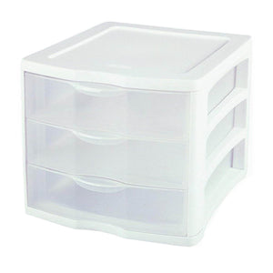 Sterilite 5 Drawer Desk Storage Bin, 4 Pack & 3 Drawer Desk Storage Bin, 4 Pack - TRAPSKI