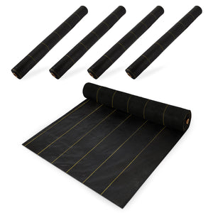 DeWitt Sunbelt 6' Wide Weed Barrier Landscape Fabric Ground Cover, 300' (5 Pack)